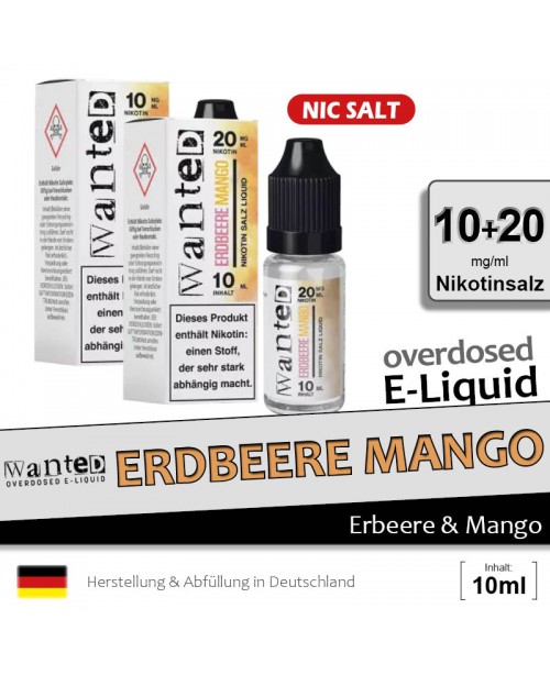 Wanted Erdbeere Mango Liquids