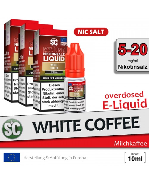 SC Red Line White Coffee Liquids