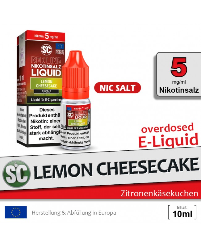 SC Red Line Lemon Cheesecake Liquids