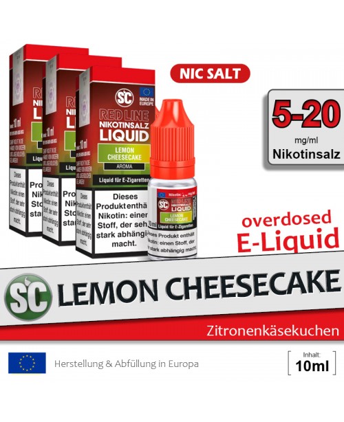 SC Red Line Lemon Cheesecake Liquids