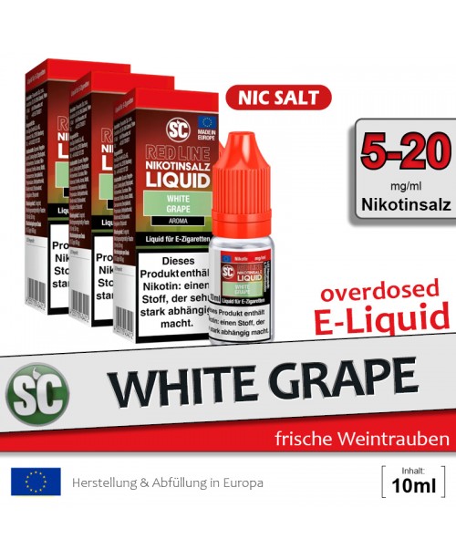 SC Red Line White Grape Liquids