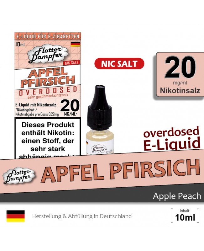 Apfel Pfirsich Liquids • Flotter-Dampfer