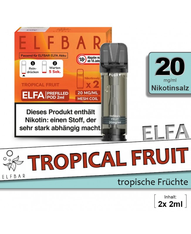 Elfbar Elfa Tropical Fruit Pods