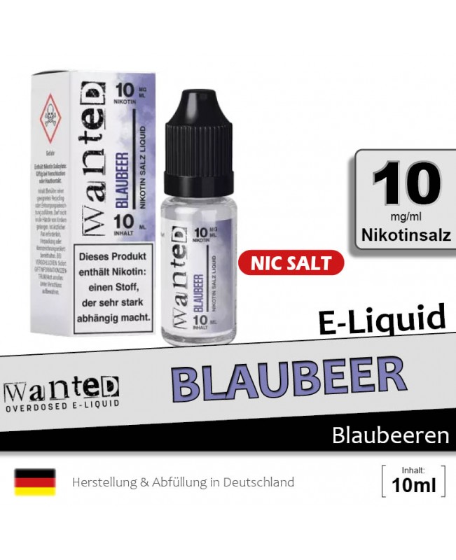 Wanted Blaubeer Liquids