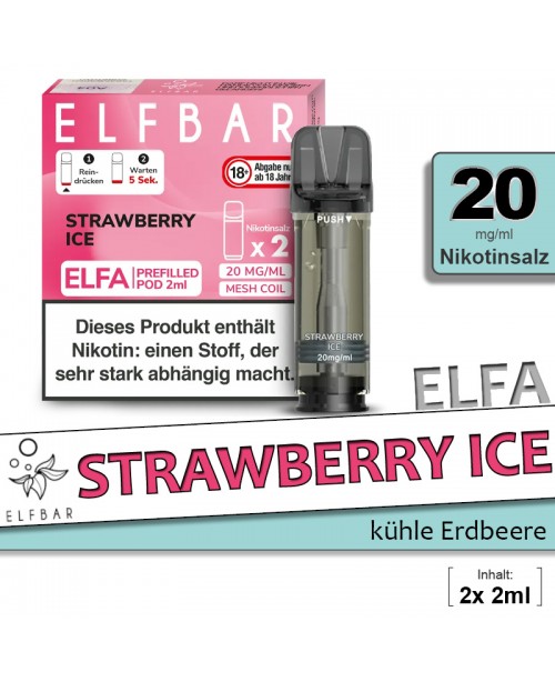 Elfbar Elfa Strawberry Ice Pods