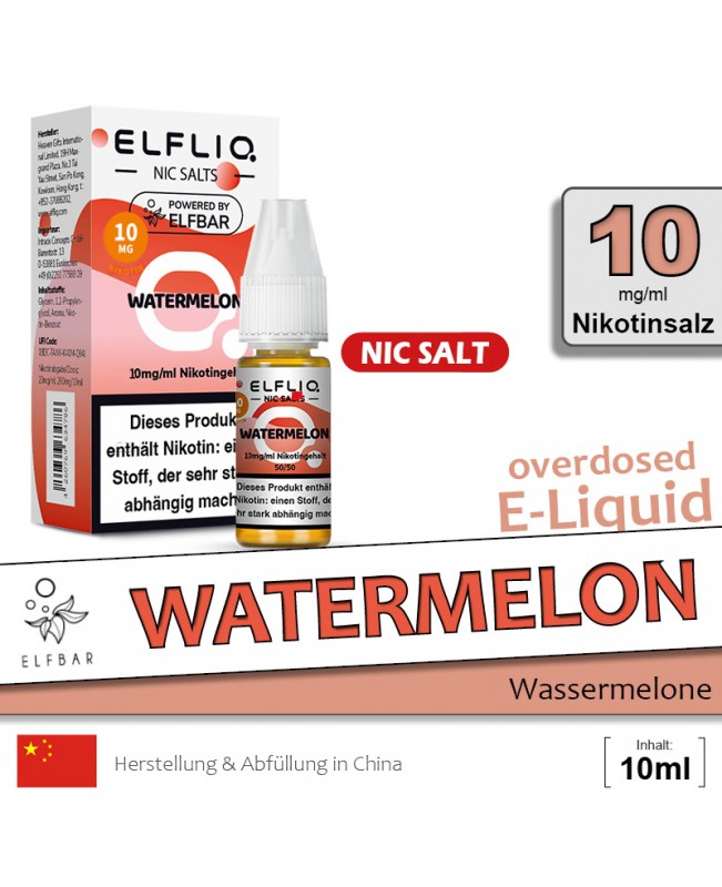 Elfbar Elfliq Watermelon Liquids