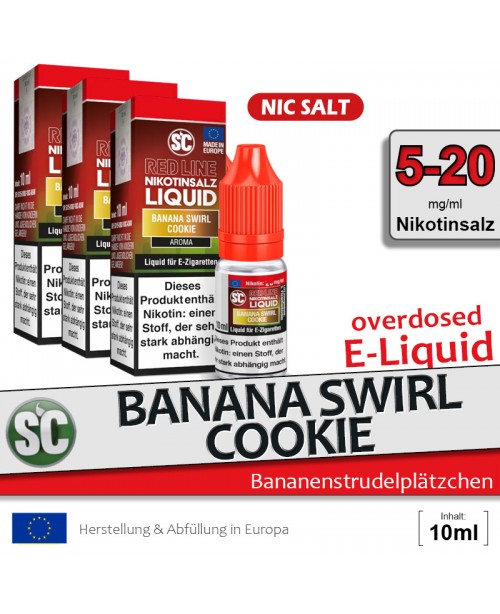 SC Red Line Banana Swirl Cookie Liquids