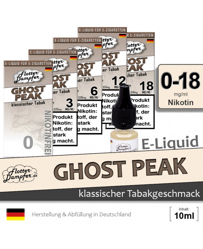 Ghost Peak Liquids • Flotter-Dampfer
