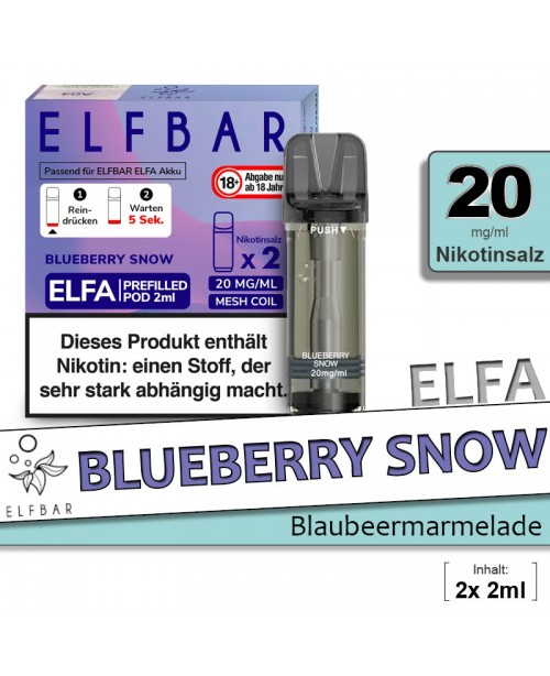 Elfbar Elfa Blueberry Snoow Pods
