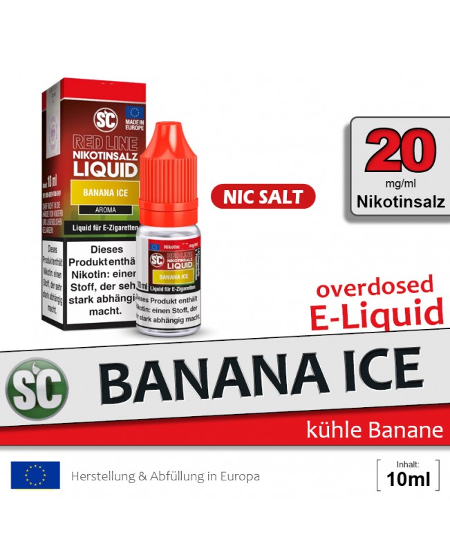 SC Red Line Banana Ice Liquids