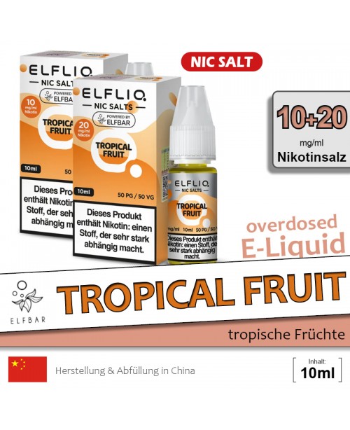 Elfbar Elfliq Tropical Fruit Liquids