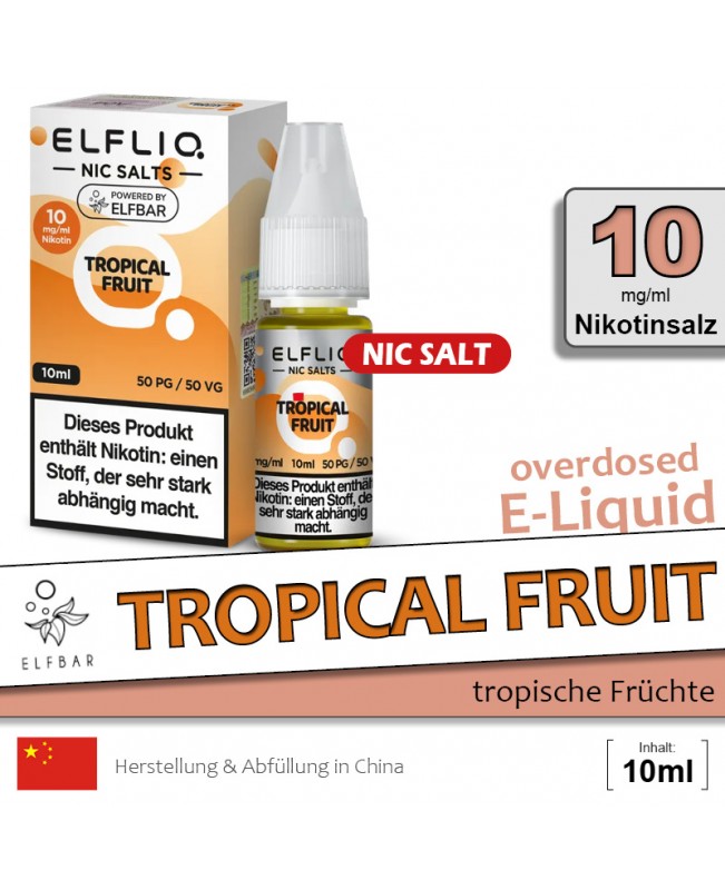 Elfbar Elfliq Tropical Fruit Liquids