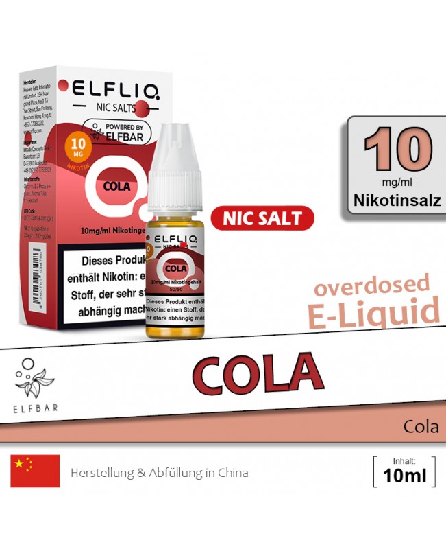 Elfbar Elfliq Cola Liquids
