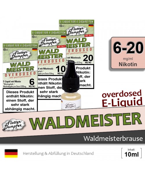 Waldmeister Liquids • Flotter-Dampfer