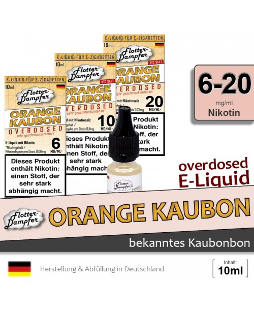 Orange Kaubon Liquids • Flotter-Dampfer