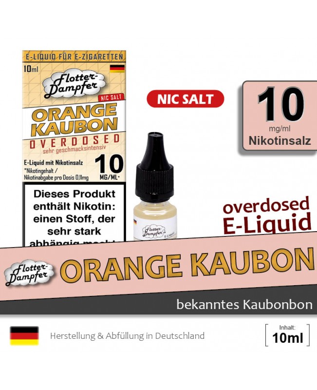 Orange Kaubon Liquids • Flotter-Dampfer