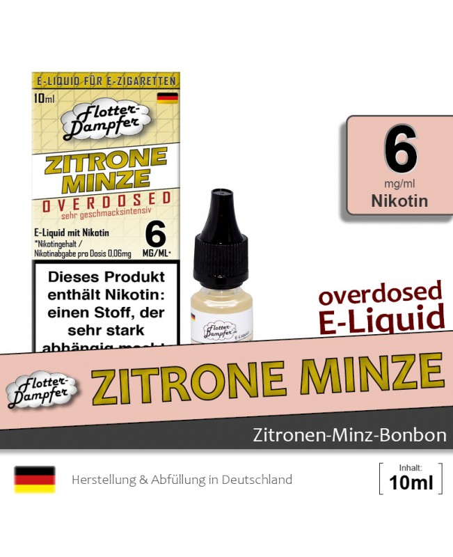 Zitrone Minze Liquids • Flotter-Dampfer