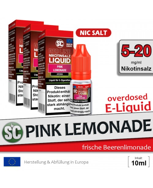 SC Red Line Pink Lemonade Liquids