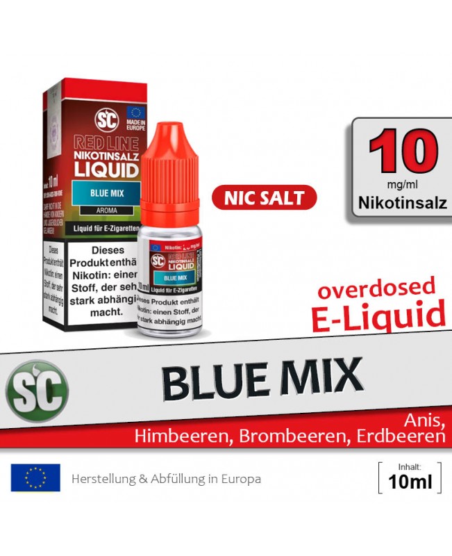 SC Red Line Blue Mix Liquids