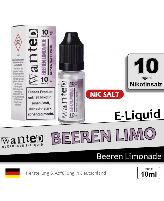 Wanted Beeren Limonade Liquids