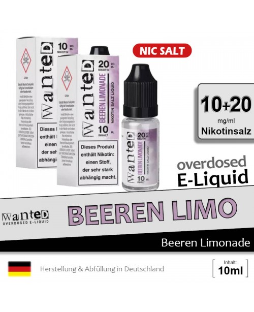 Wanted Beeren Limonade Liquids
