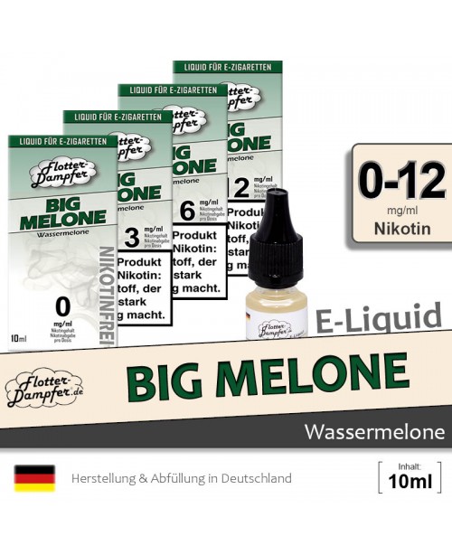 Big Melone Liquids • Flotter-Dampfer
