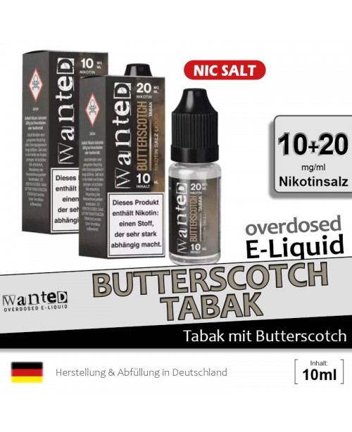 Wanted Butterscotch Tabak Liquids
