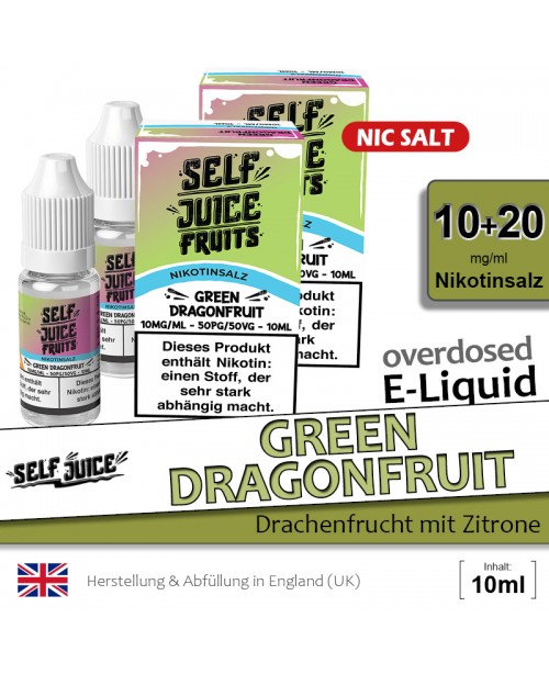 Self Juice Green Dragon Fruit Liquids