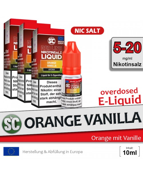 SC Red Line Orange Vanilla Liquids