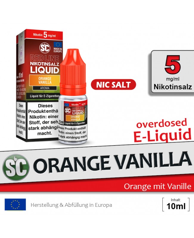 SC Red Line Orange Vanilla Liquids
