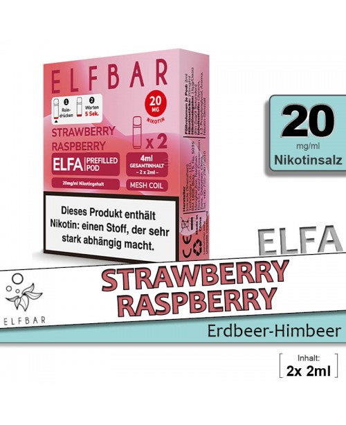 Elfbar Elfa Strawberry Raspberry Pods