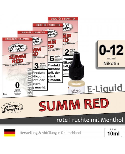Summ Red Liquids • Flotter-Dampfer