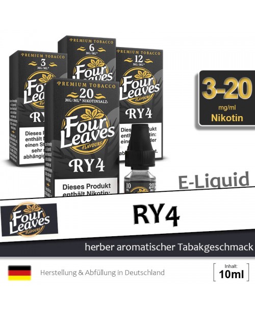 Four Leaves RY4 Liquids