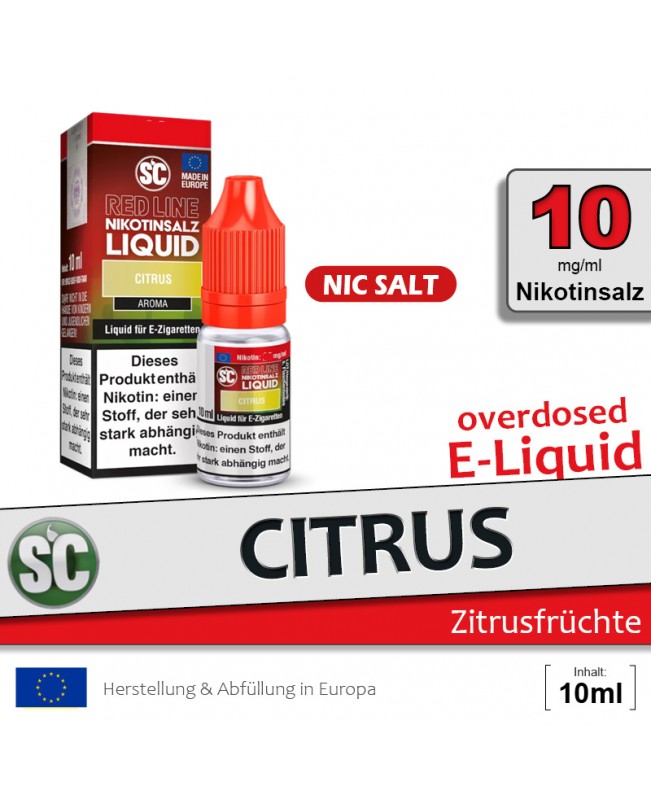 SC Red Line Citrus Liquids
