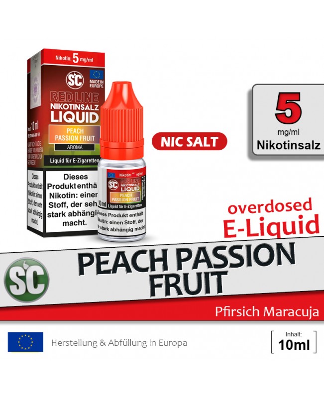 SC Red Line Peach Passion Fruit Liquids