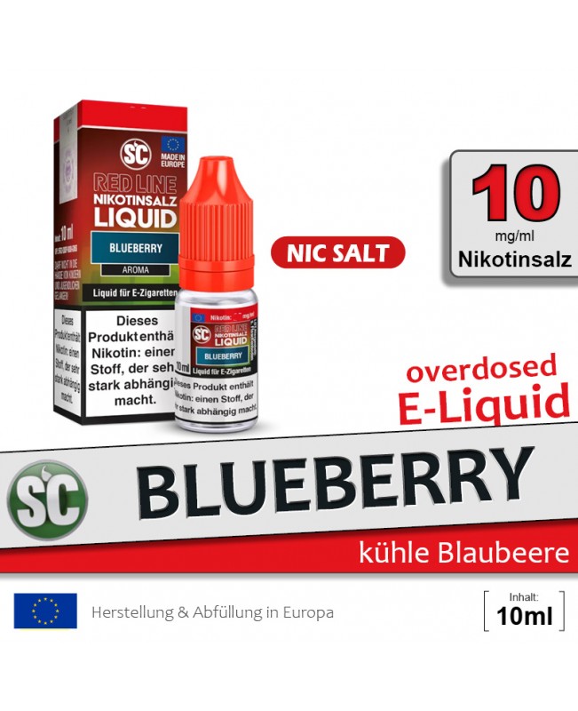 SC Red Line Blueberry Liquids
