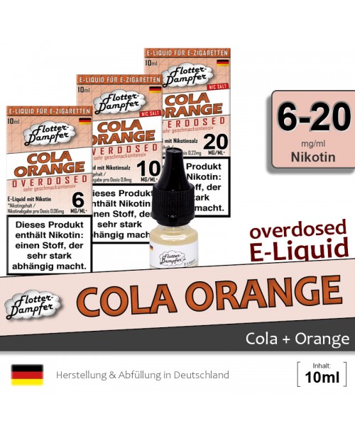 Cola Orange Liquids • Flotter-Dampfer