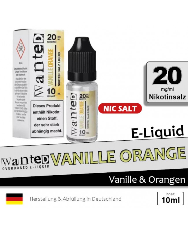 Wanted Vanille Orange Liquids