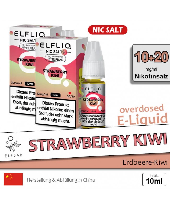 Elfbar Elfliq Strawberry Kiwi Liquids