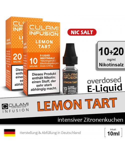 Culami Infusion Lemon Tart Liquids