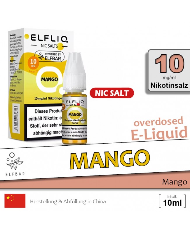 Elfbar Elfliq Mango Liquids