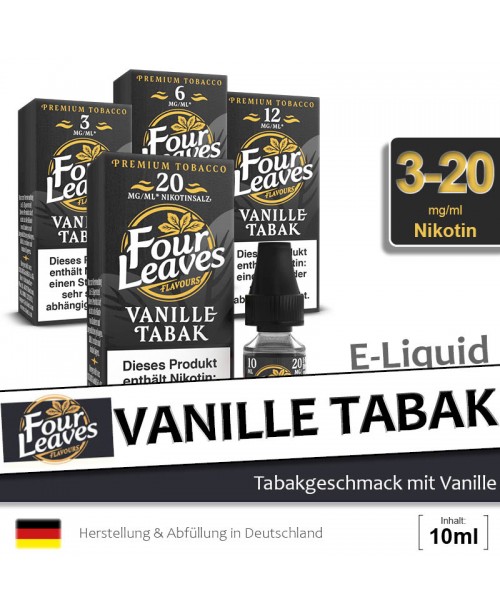 Four Leaves Vanille Tabak Liquids