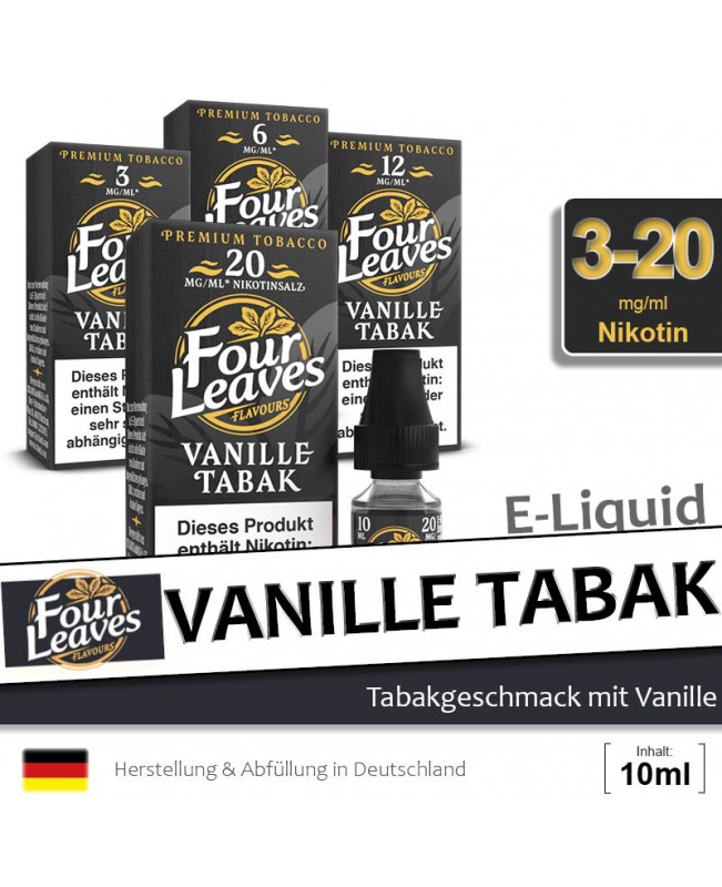 Four Leaves Vanille Tabak Liquids