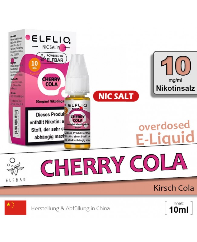 Elfbar Elfliq Cherry Cola Liquids