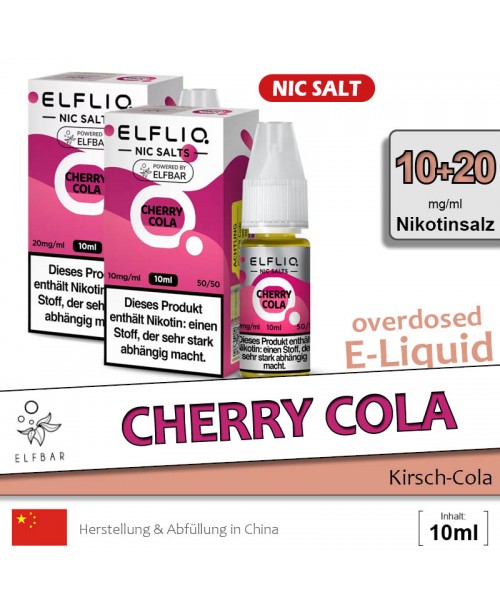 Elfbar Elfliq Cherry Cola Liquids