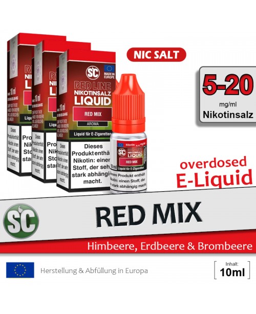 SC Red Line Red Mix Liquids