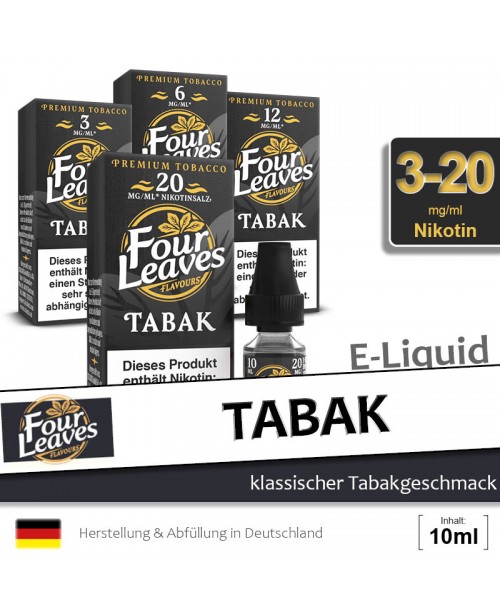 Four Leaves Tabak Liquids