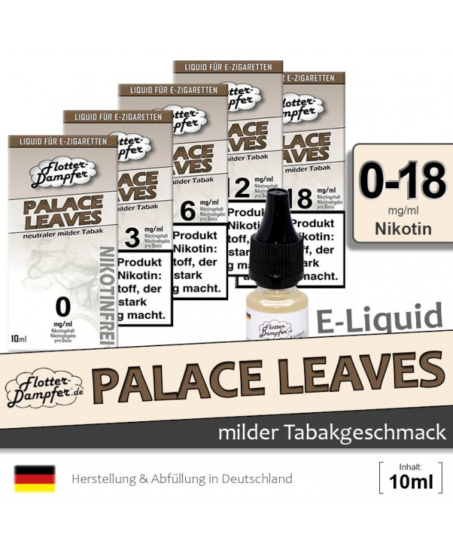 Palace Leaves Liquids • Flotter-Dampfer