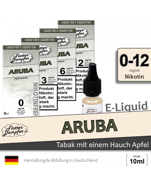 Aruba Liquids • Flotter-Dampfer