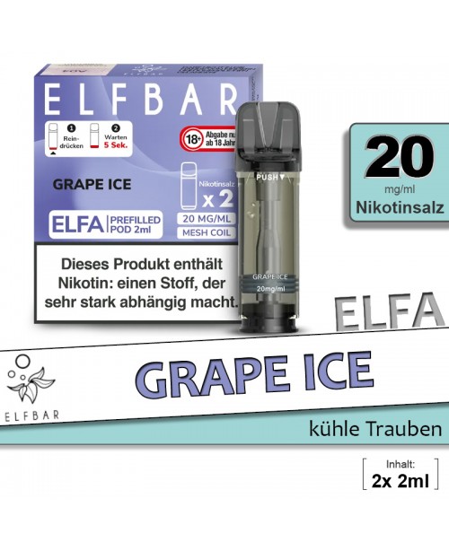 Elfbar Elfa Grape Ice Pods